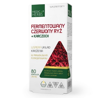 MEDICA HERBS RED YEAST Fermentowany Czerwony Ryż