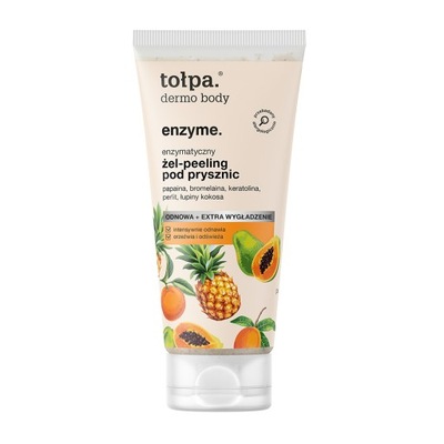 TOŁPA Enzymatyczny żel-peeling pod prysznic orzeźwiający owocowy 200 ml