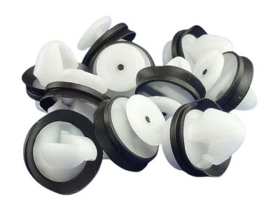 10x citroen berlingo renault master trafic 3 клипса накладки боковой c5 порог фото №1