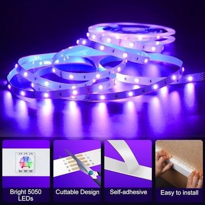 Taśma LED 10M (2x5m) taśma LED RGB