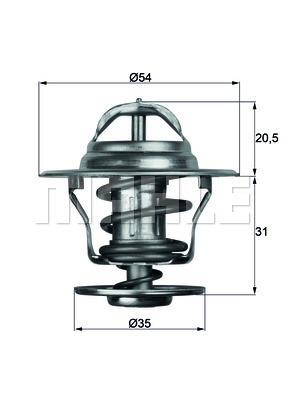 MAHLE TX 13 92D TERMOSTAT, MATERIAL DE REFRIGERACIÓN  