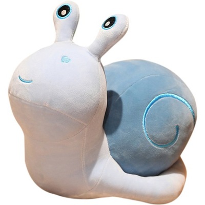 ŚLIMAK PRZYTULANKA NIEBIESKA PLUSZOWA DO ŁÓŻKA DZIECI