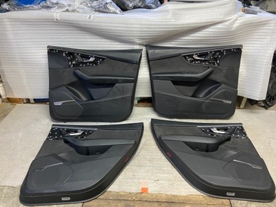 Обивка дверь audi q7 4m alcantara фото №1