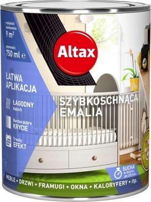 ALTAX EMALIA SZYBKOSCHNĄCA BIAŁY PÓŁMAT 0,75L