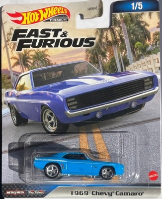 HOT WHEELS PREMIUM 1969 CHEVY CAMARO FAST&FURIOUS