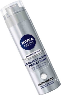 NIVEA PIANKA DO GOLENIA 200 ml SILVER PROTECT