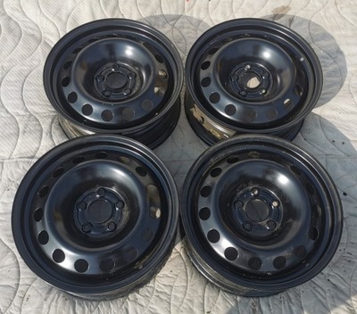 4 PIEZAS LLANTAS ACERO 6,5JX16 FIAT 500X JEEP RENEGADE COMPASS 5X110 NUEVO  