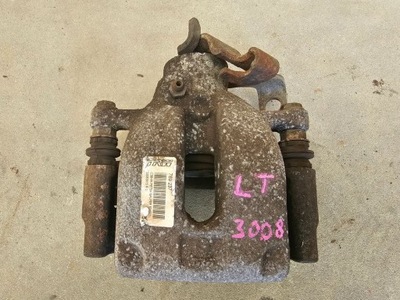 Peugeot 3008 суппорт тормозной левый задняя + скоба фото №1