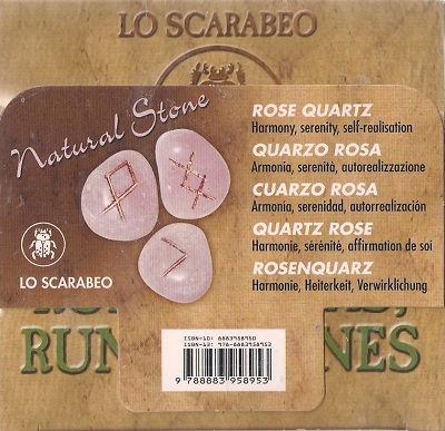 Runy w kamieniach ROSE QUARTZ - kwarc różowy