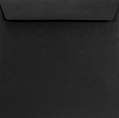 Koperty kwadratowe 15,5cm czarne Burano 120g 5szt.