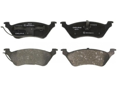 KLOCEK DE FRENADO KIT PARTE TRASERA CHRYSLER VOYAGER III, VOYAGER IV DODGE CARAVAN  