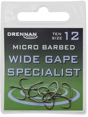 Haczyki Wide Gap Specialist 10szt Roz 8 Drennan