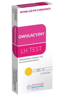 LH Test owulacyjny 5 szt. Domowe Laboratorium