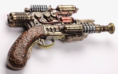 PISTOLET REWOLWER replika STEAMPUNK na PREZENT