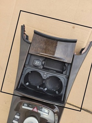 Mercedes s w221 бардачок тунель середнього фото №1