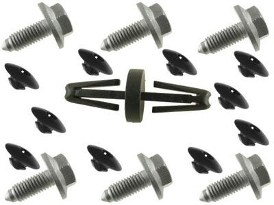 Vw transporter t5 клипсы защита pod двигатель комплект набор фото №1