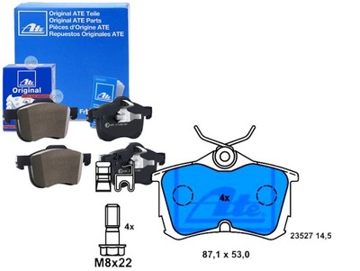 Ate гальмівні колодки гальмівні honda accord vi accord vii to фото №1