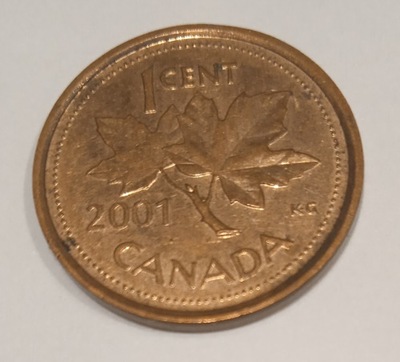 KANADA 1 cent 2001