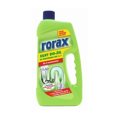 Rorax BIO Żel Do Udrażniania Rur 1000 ml