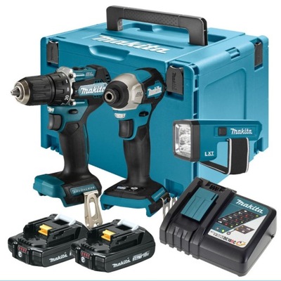 2X ZESTAW COMBO 18V LXT DDF487+DTD157 2*2.0AH MAKITA