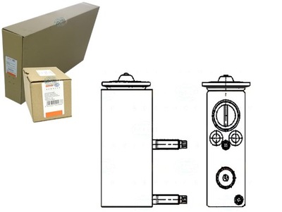 Клапан розширювальний кондиціонера citroen c5 c6 peugeot фото №1