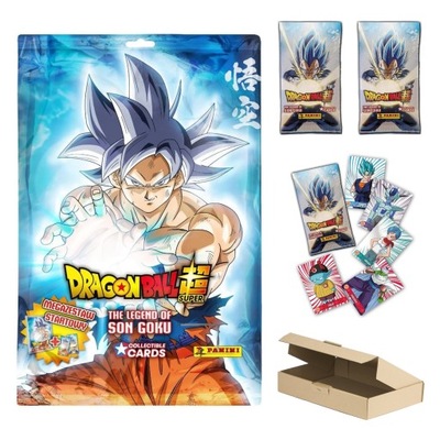 Dragon Ball Megazestaw Startowy album na karty Panini Super Legend Son Goku