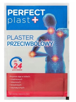 Perfect plast plus Plaster przeciwbólowy z Arniką 9x14cm 1 szt