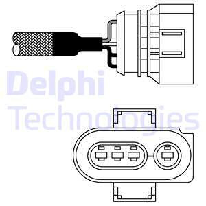 DELPHI ES10403-12B1 ЗОНДА ЛЯМБДА фото