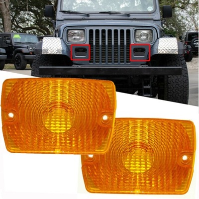 PARA JEEP WRANGLER YJ 1987-1995 PARTE DELANTERA KIERUNKOWS  