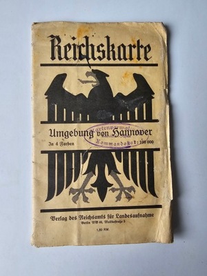 Reichskarte. Umgebung von Hannover