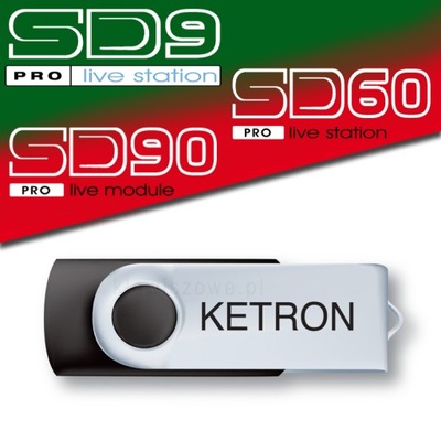 Pendrive USB KETRON AUDYA Styles Vol 6 SD9 SD90 60