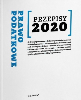 PRAWO PODATKOWE PRZEPISY 2020, ANNA PRUS