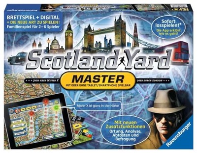 Ravensburger 26602 9 "Scotland Yard Master" Game
