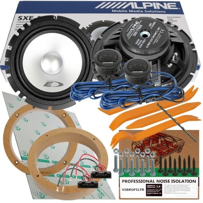 ALPINE ALTAVOCES VW GOLF 4 5 6 POLO PASSAT B5 B6  