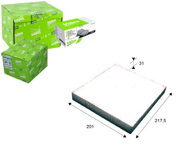 Valeo фильтр кабины essential peugeot 4007 valeo фото №1