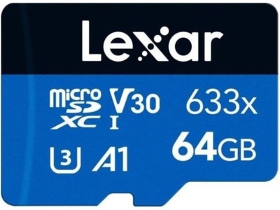 Karta pamięci LEXAR Micro SDXC UHS-I 64GB