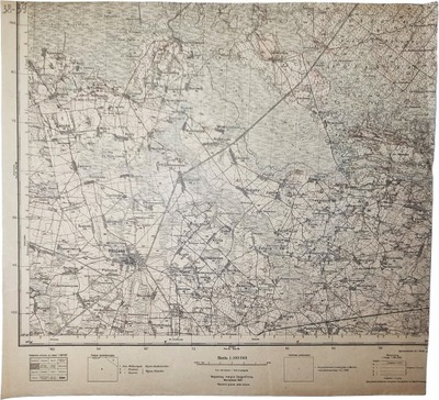 Mapa WIG Prużana 1:100 000