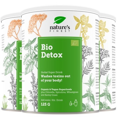 Nature's Finest BioDetox Superfood pożywienie 3szt