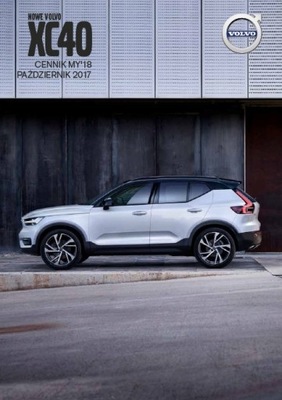 VOLVO XC40 PROSPEKT 10 2017 CENNIK M 2018 POLACO  