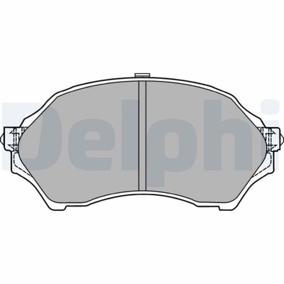 DELPHI LP1440 КОМПЛЕКТ КОЛОДОК ШАЛЬМІВНИХ, ГАЛЬМА TARCZOWE