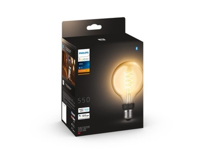 Żarówka Philips Hue LED Filament E27 G93 7W