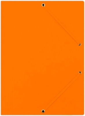 Teczka preszpanowa z gumką A4 pomarańczowa