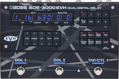 BOSS SDE-3000EVH DUAL DIGITAL DELAY EFEKT GITAROWY