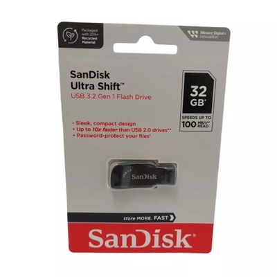 PENDRIVE SANDISK ULTRA SHIFT 32 GB USB 3.0 FLASH DRIVE