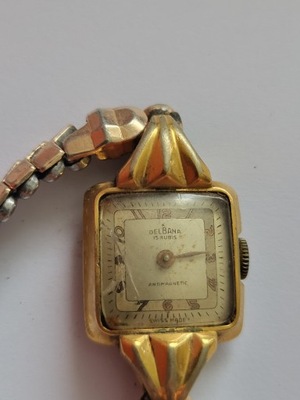 Zegarek Delbana damka do renowacji.