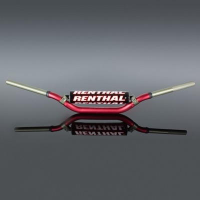 RENTHAL VAIRAS 1,1/8 COLIO (28,6MM) MX TWINWALL 996 HANDLEBAR RED VILLOP 