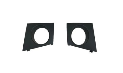 Решётка радиатора w бампере левая do + правая renault megane ii 2006-2008 фото №1