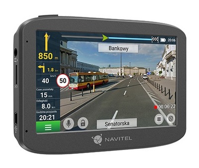 Navitel RE 5 Dual rejestrator kamera samochodowa + nawigacja GPS Europa