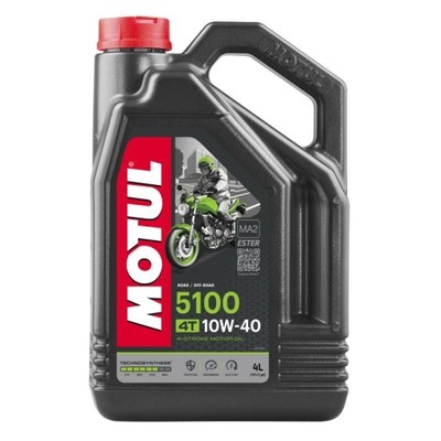 MOTUL 5100 4T 10W40 ESTER MA2 4L ALYVA VARIKLIO 