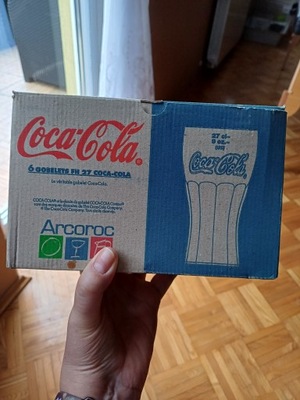 Szklanki coca cola tłoczone 0,2l